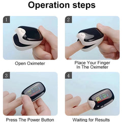 Digital Fingertip Pulse Oximeter – SpO2 & Heart Rate Monitor
