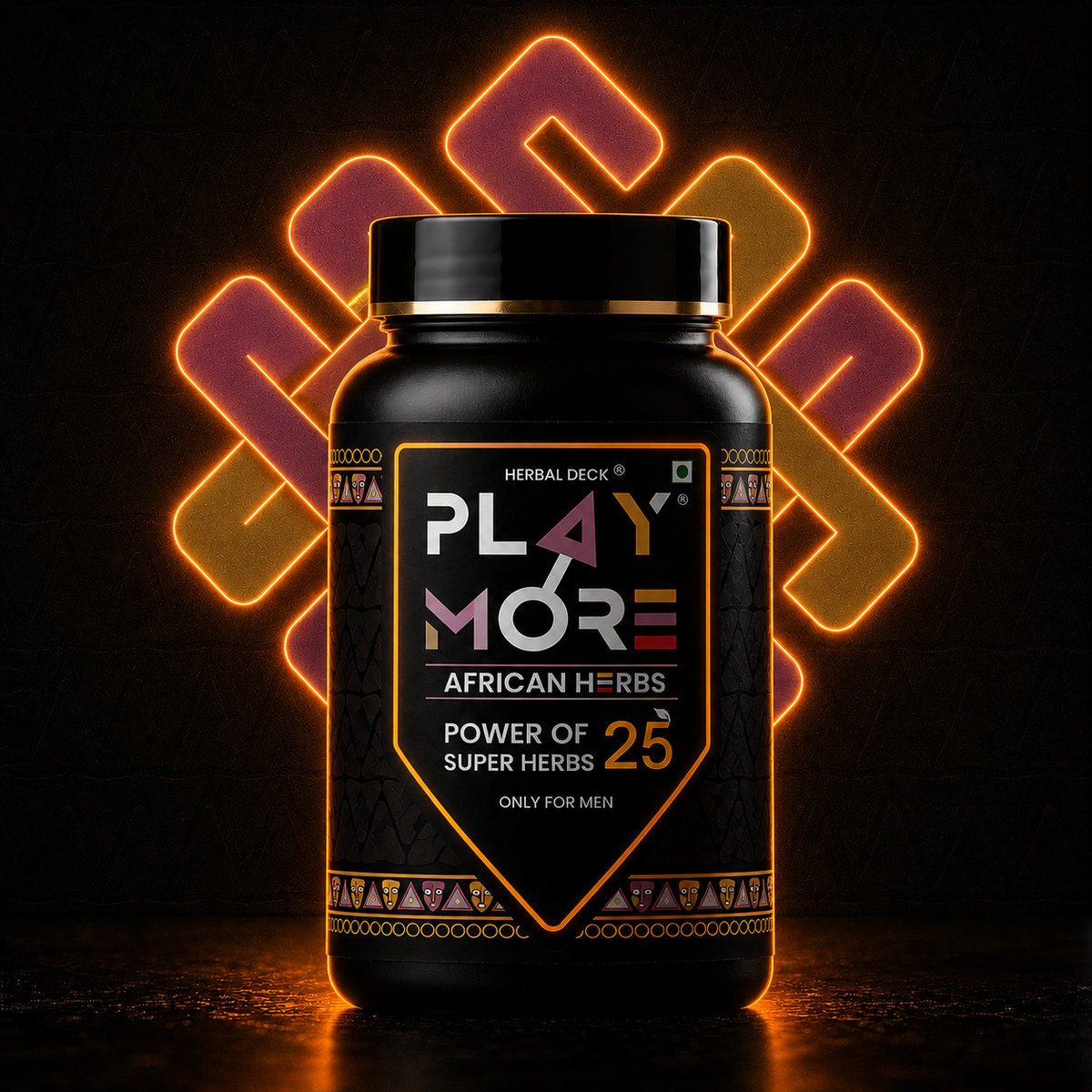 PLAYMORE African Herbal Powder | 25 Ayurvedic Herbs | 150g
