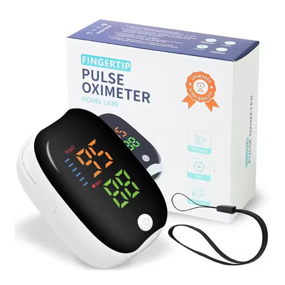 Digital Fingertip Pulse Oximeter – SpO2 & Heart Rate Monitor